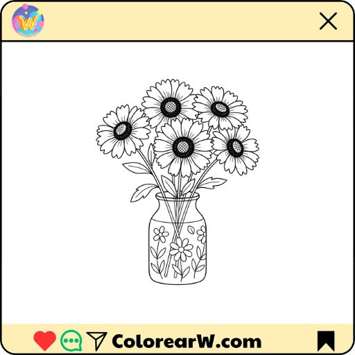 Gallardia para colorear thumbnail
