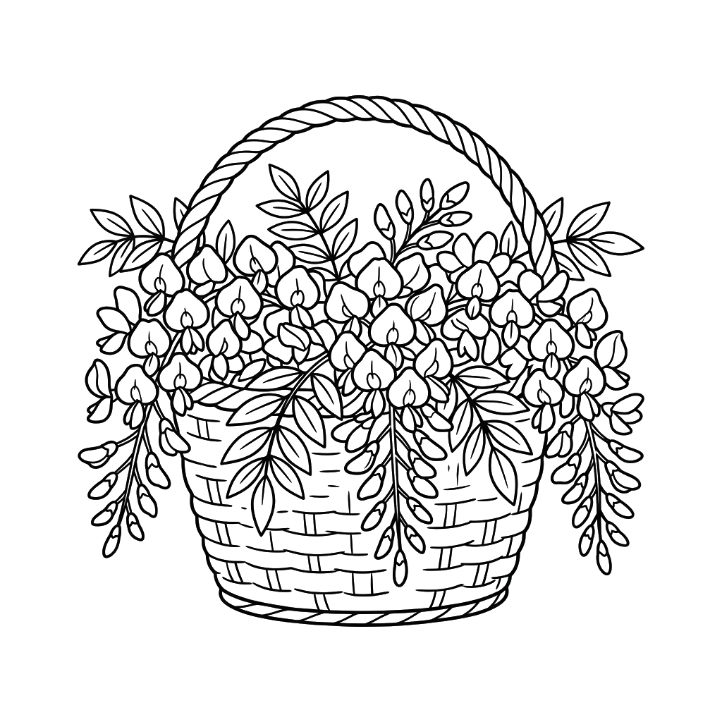 dibujos para colorear Glicina 1
