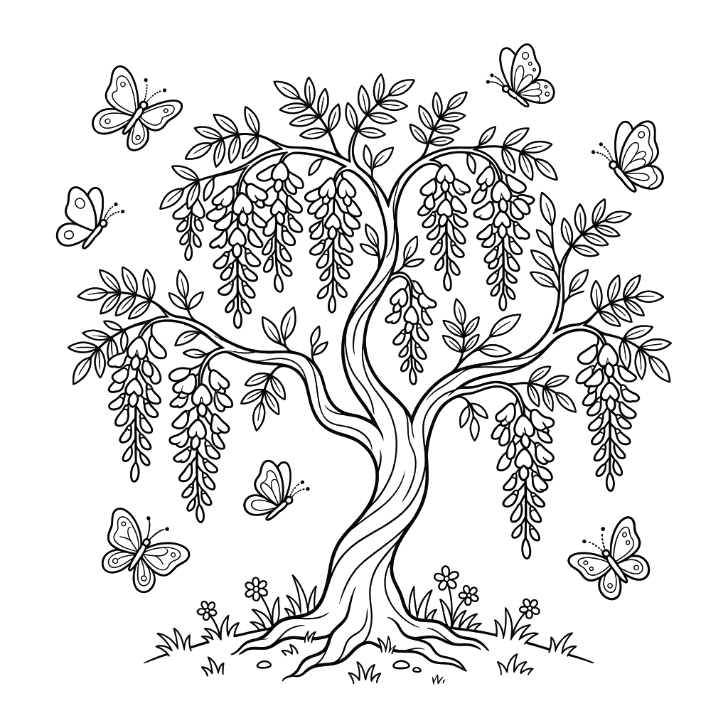 Glicina para colorear