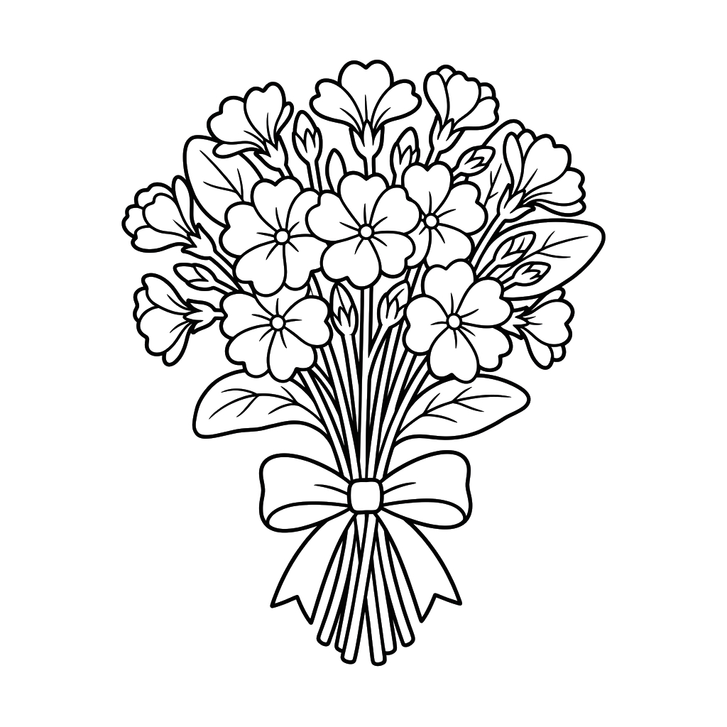 divertidas páginas para colorear Primavera