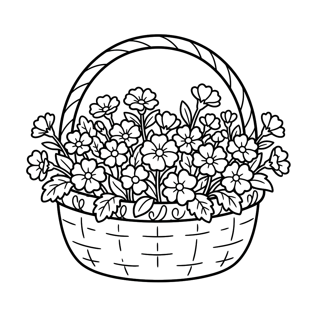 Primavera dibujos para colorear