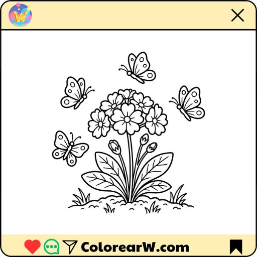 Primavera para colorear thumbnail