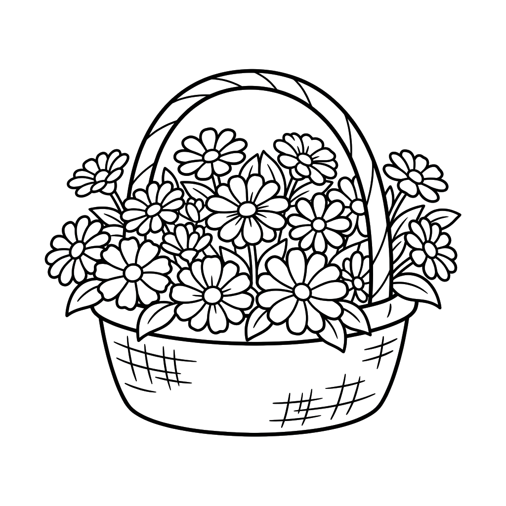 páginas para colorear gratis para adultos Zinnia