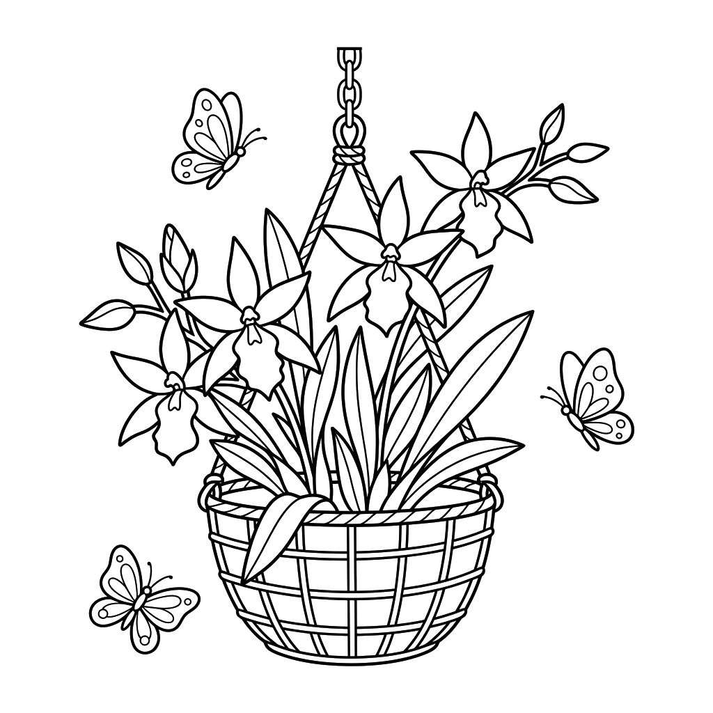 páginas para colorear de árboles Beallara gratis 1