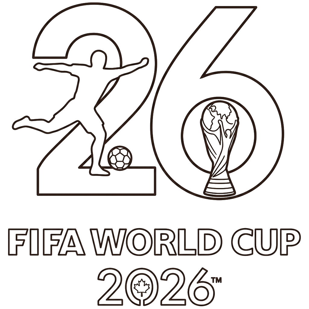 Copa Mundial 2026 páginas para colorear para imprimir