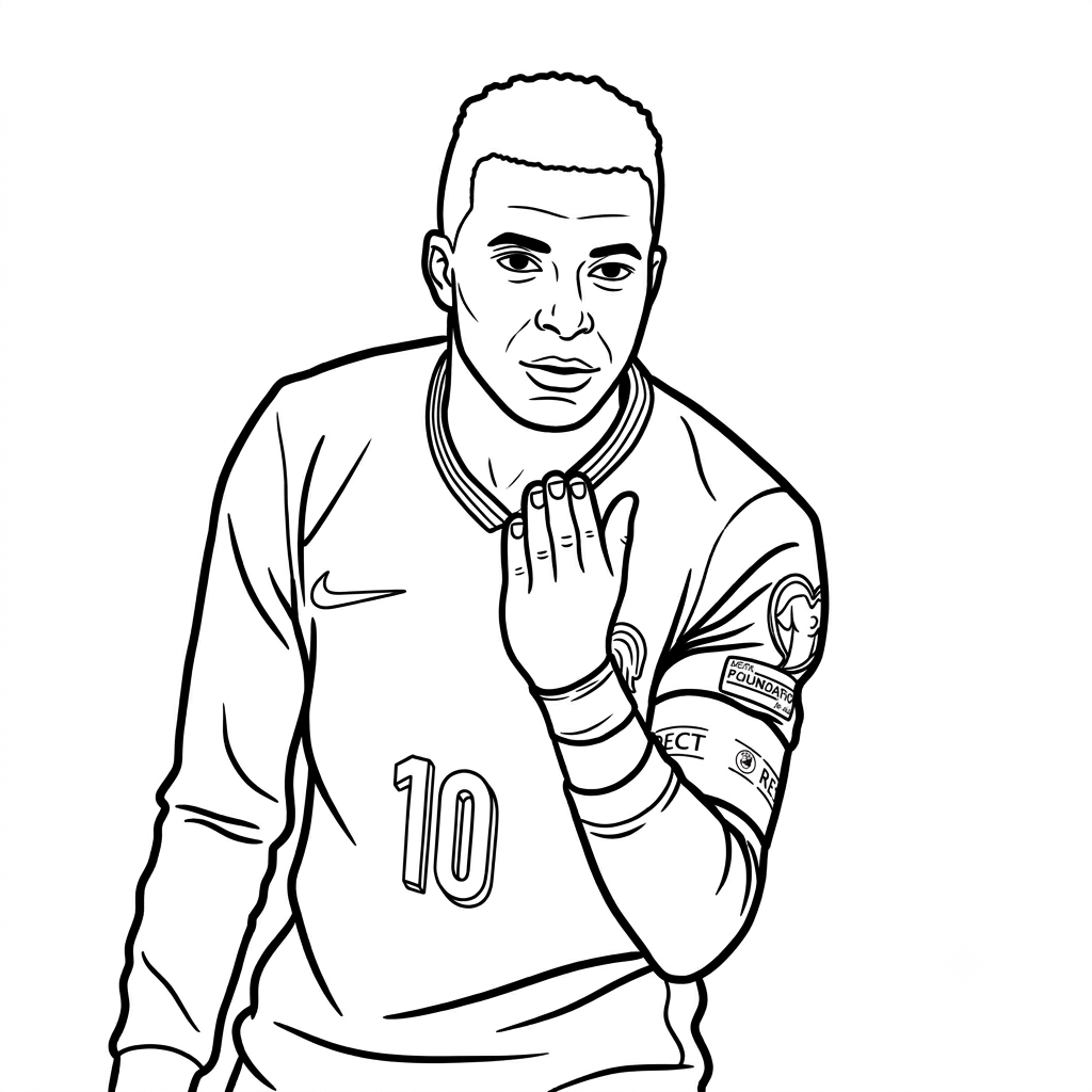 Kylian Mbappé Mundial 2026 para colorear dibujos para colorear grinch