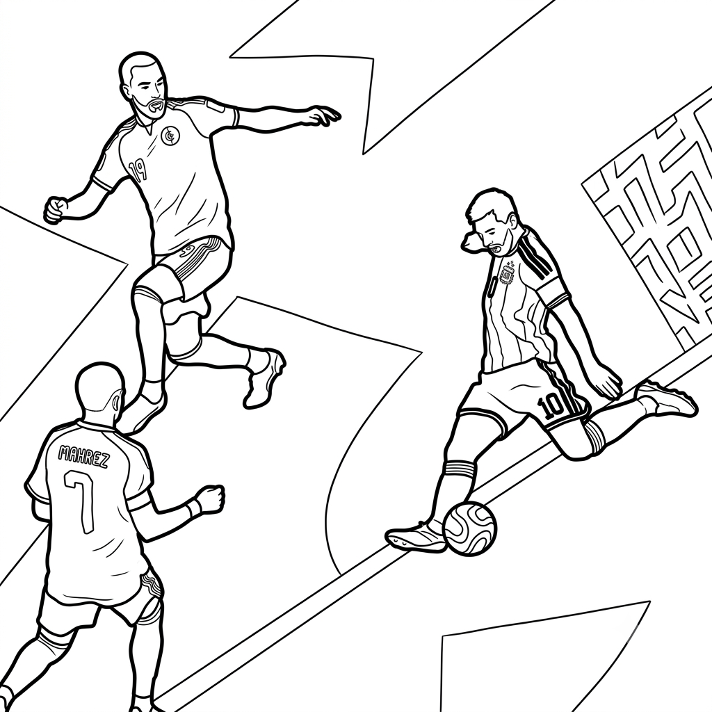páginas para colorear gratis Messi Mundial 2026 para niños