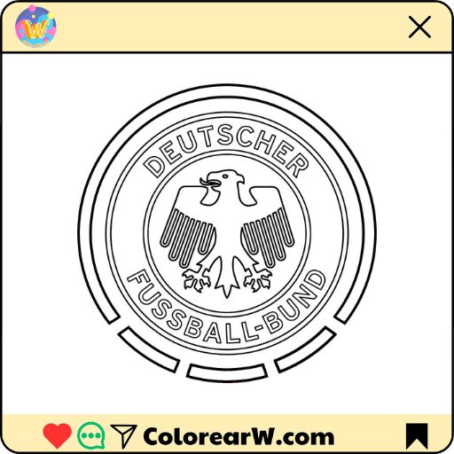 Selección de Alemania Mundial 2026 para colorear thumbnail