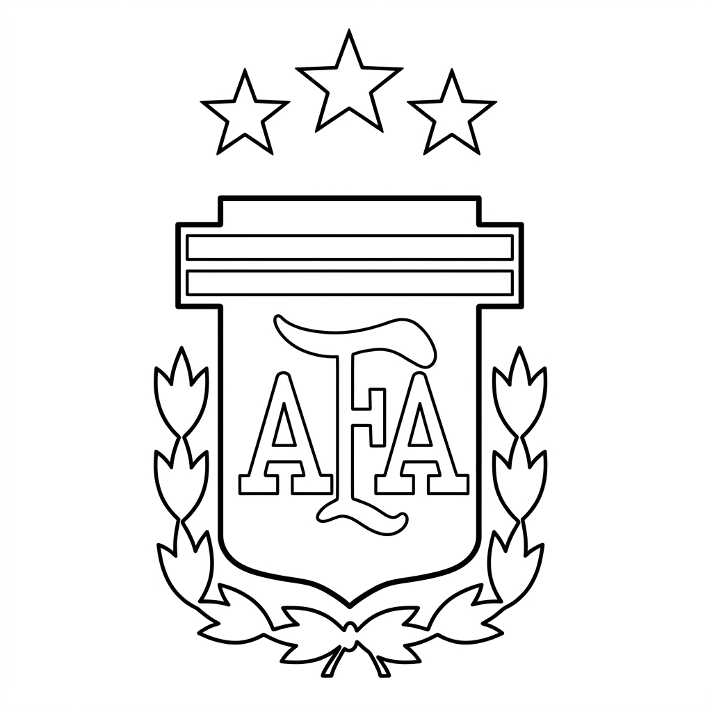 divertidas páginas para colorear Selección de Argentina Mundial 2026
