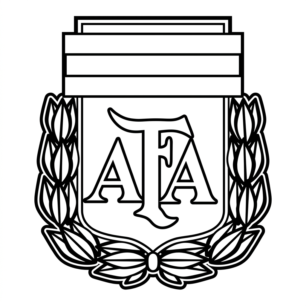 Selección de Argentina Mundial 2026 páginas para colorear imprimibles 1