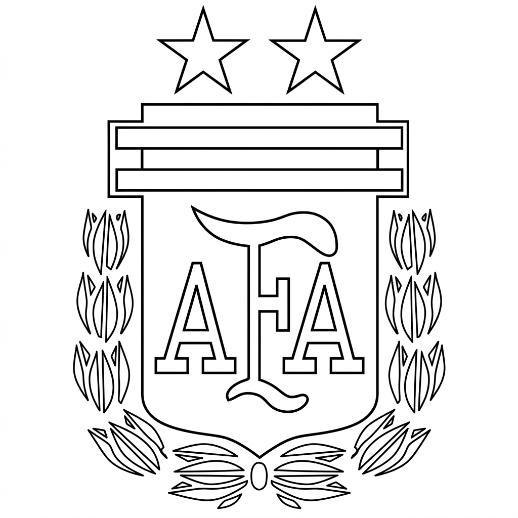 dibujos para colorear grinch Selección de Argentina Mundial 2026