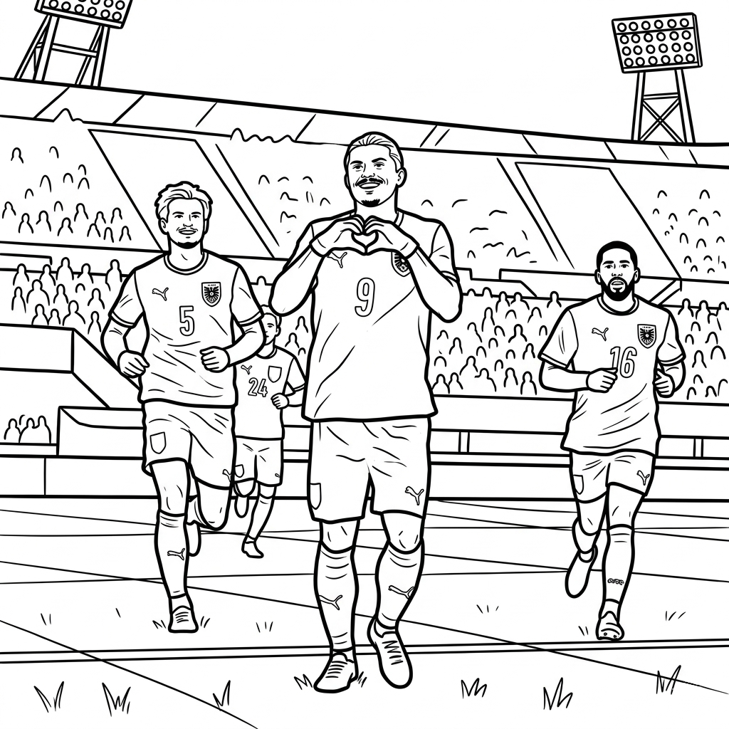 dibujos para colorear grinch Selección de Austria Mundial 2026 1