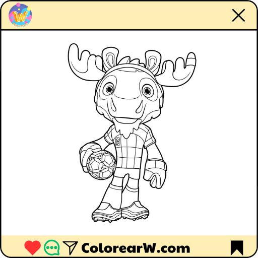 Selección de Canadá Mundial 2026 para colorear thumbnail