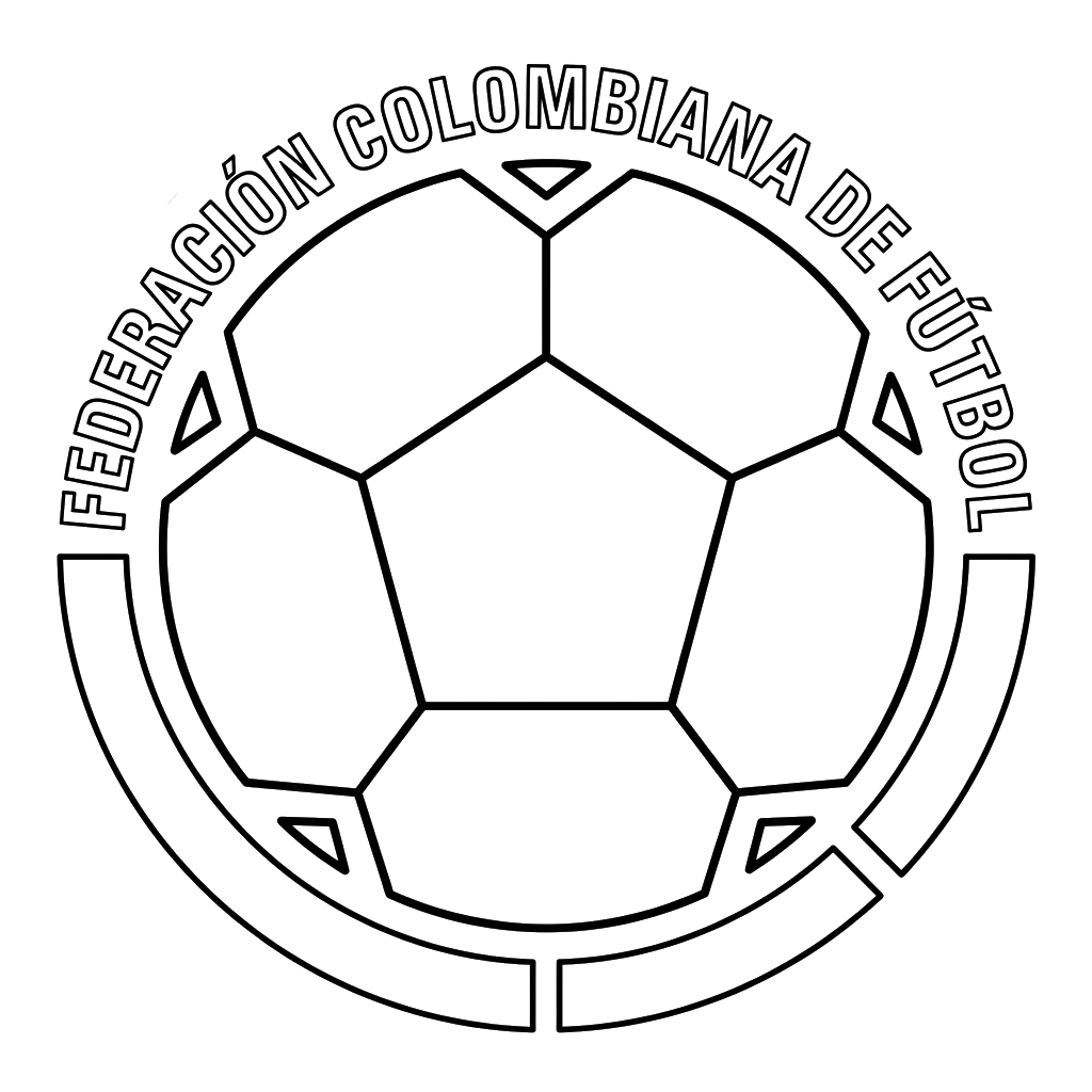 páginas para colorear Selección de Colombia Mundial 2026 imprimibles gratis
