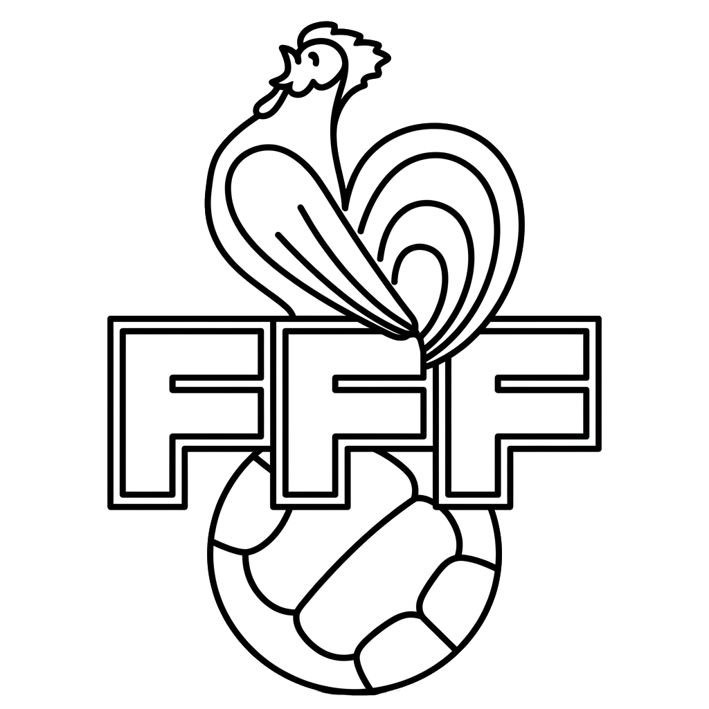 Selección de Francia Mundial 2026 14 páginas para colorear imprimibles Selección de Francia Mundial 2026 para adultos 1