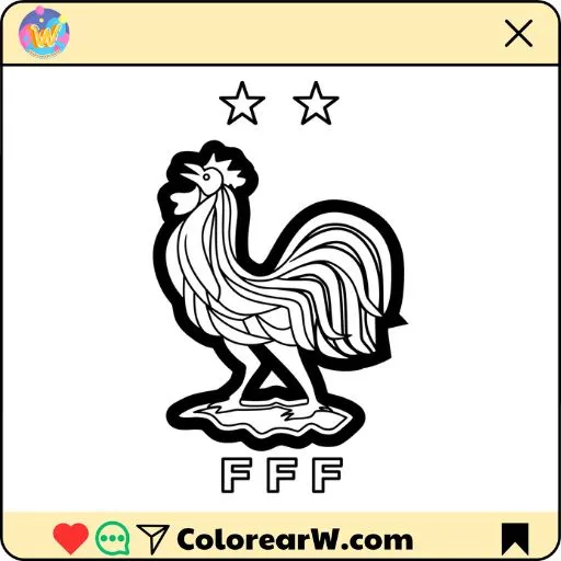 Selección de Francia Mundial 2026 para colorear thumbnail