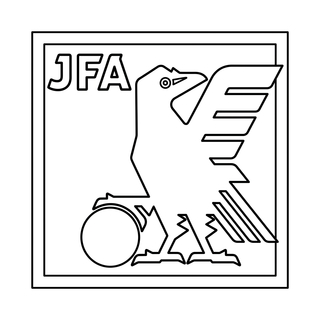 Selección de Japón Mundial 2026 15 lindas páginas para colorear Selección de Japón Mundial 2026