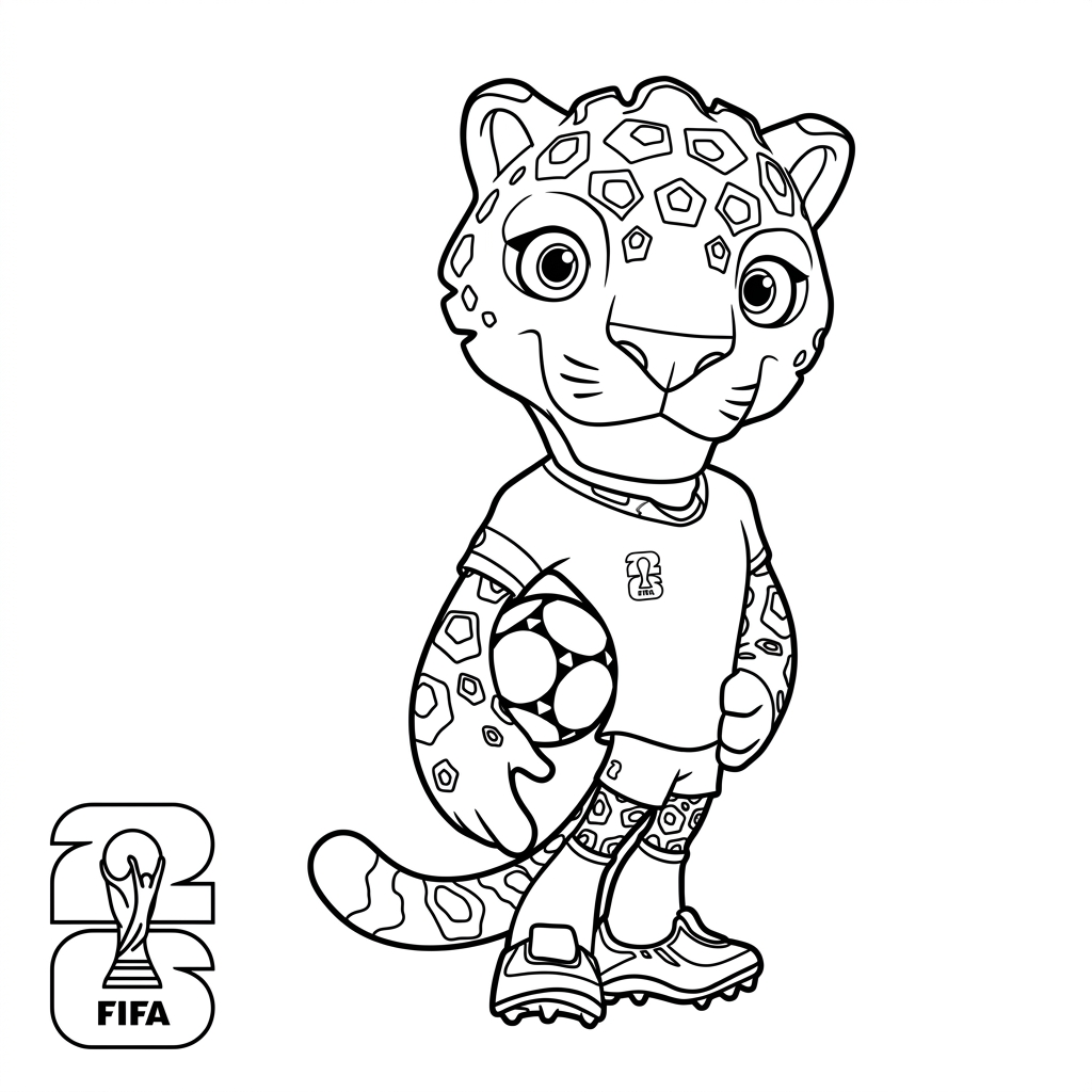 Selección de México Mundial 2026 páginas para colorear para imprimir