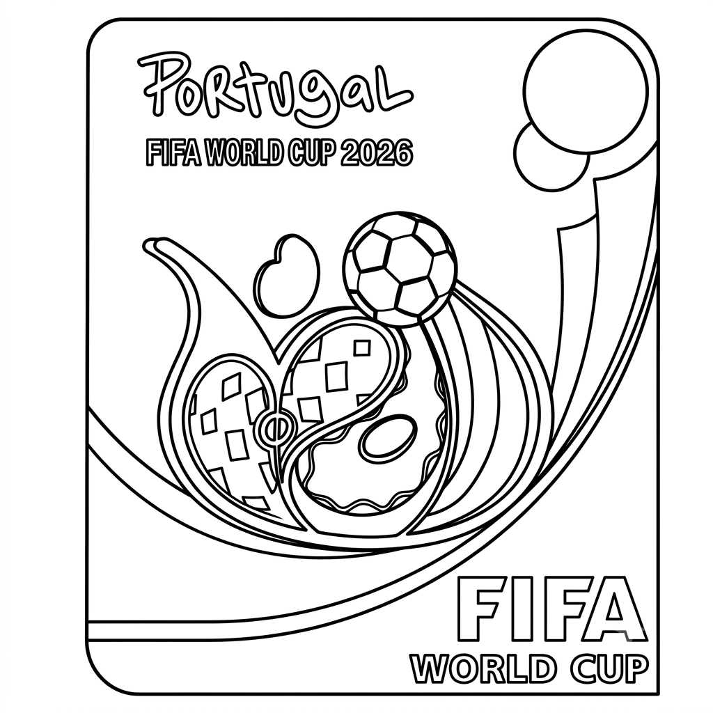 Selección de Portugal Mundial 2026 14 Selección de Portugal Mundial 2026 dibujos para colorear grinch