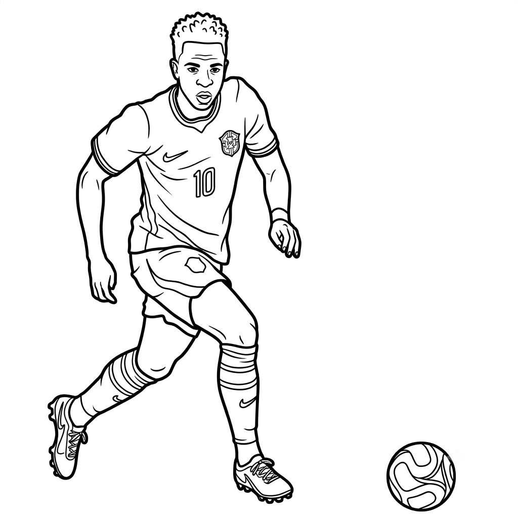 dibujos para colorear grinch Vinícius Júnior Mundial 2026