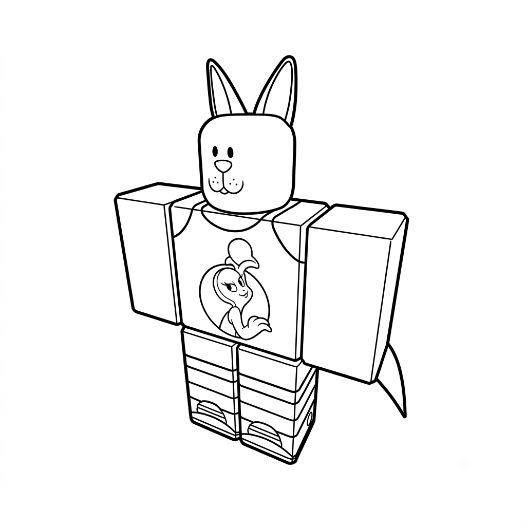 páginas para colorear gratis Alexnewtron Roblox pdf
