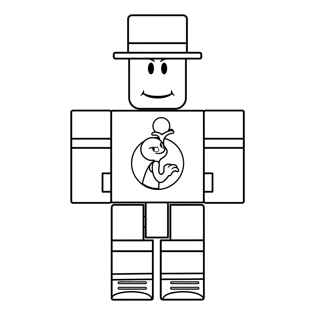 Alexnewtron Roblox páginas para colorear para adultos fáciles