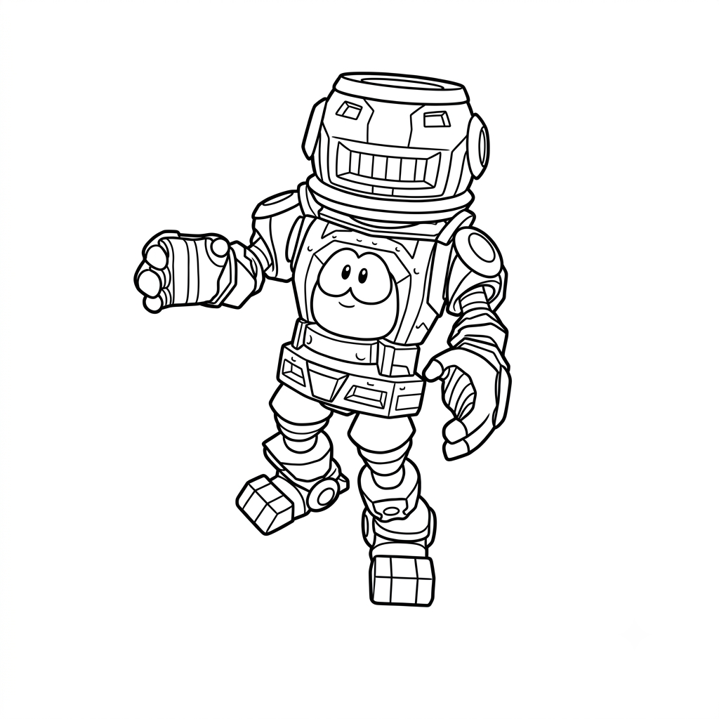 páginas para colorear gratis Alexnewtron Roblox