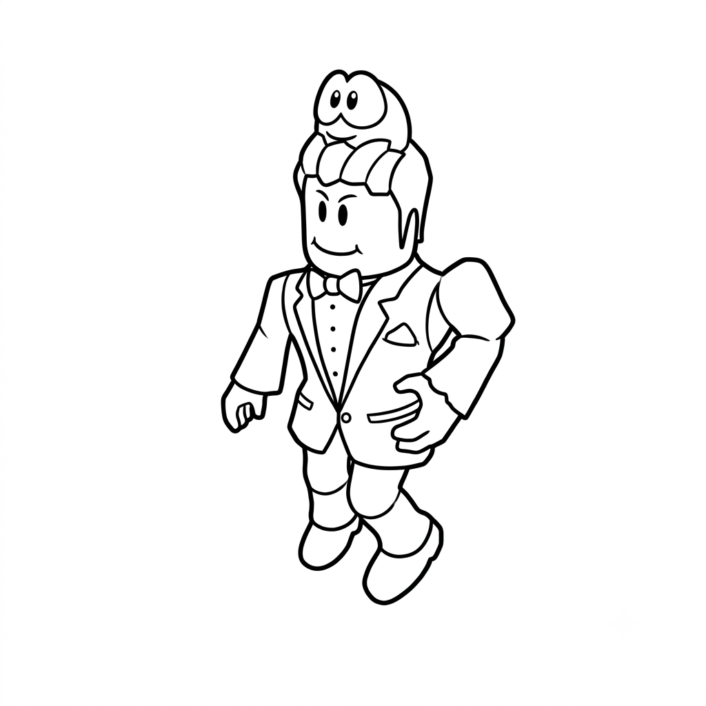 colorear páginas de Alexnewtron Roblox