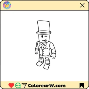 Alexnewtron Roblox para colorear thumbnail