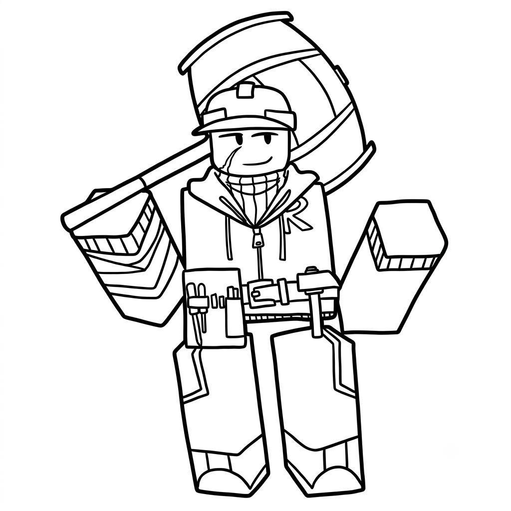 Builderman Roblox 12 dibujos para colorear grinch Builderman Roblox
