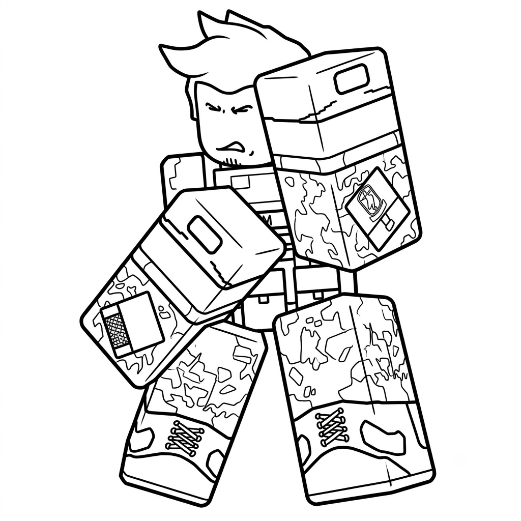 Guest 1337 Roblox 13 Guest 1337 Roblox páginas para colorear gratis