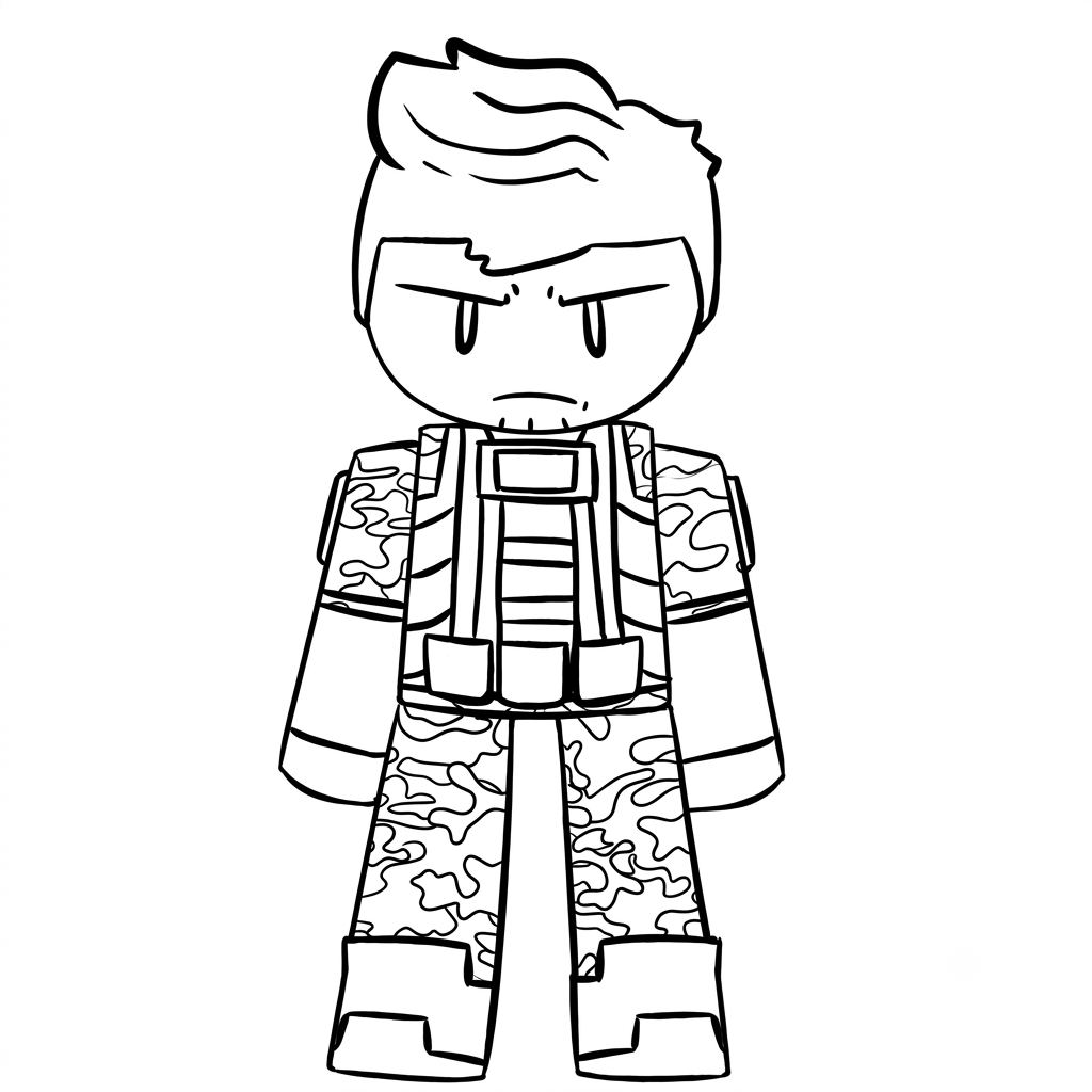 Guest 1337 Roblox 15 felices páginas para colorear Guest 1337 Roblox