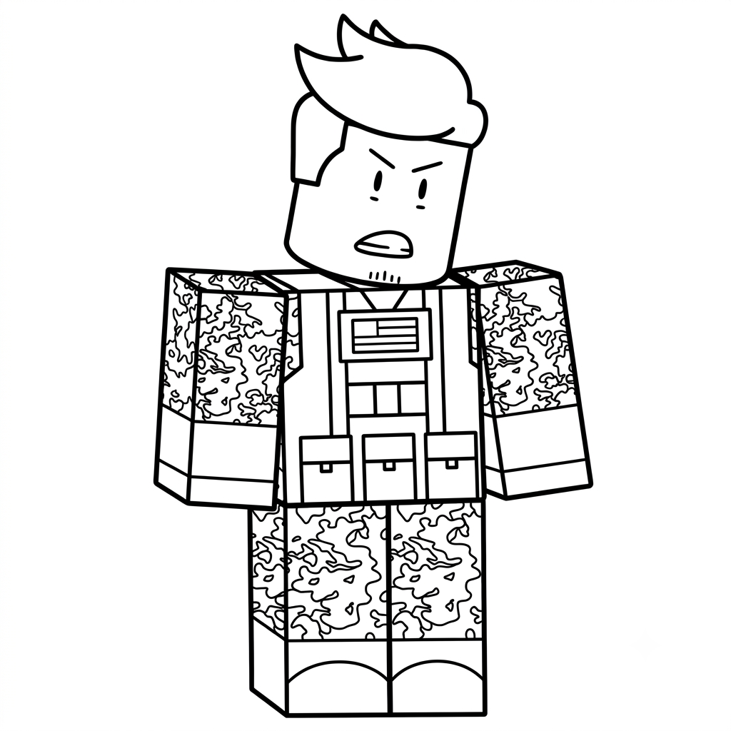 Guest 1337 Roblox 2 lindas páginas para colorear Guest 1337 Roblox