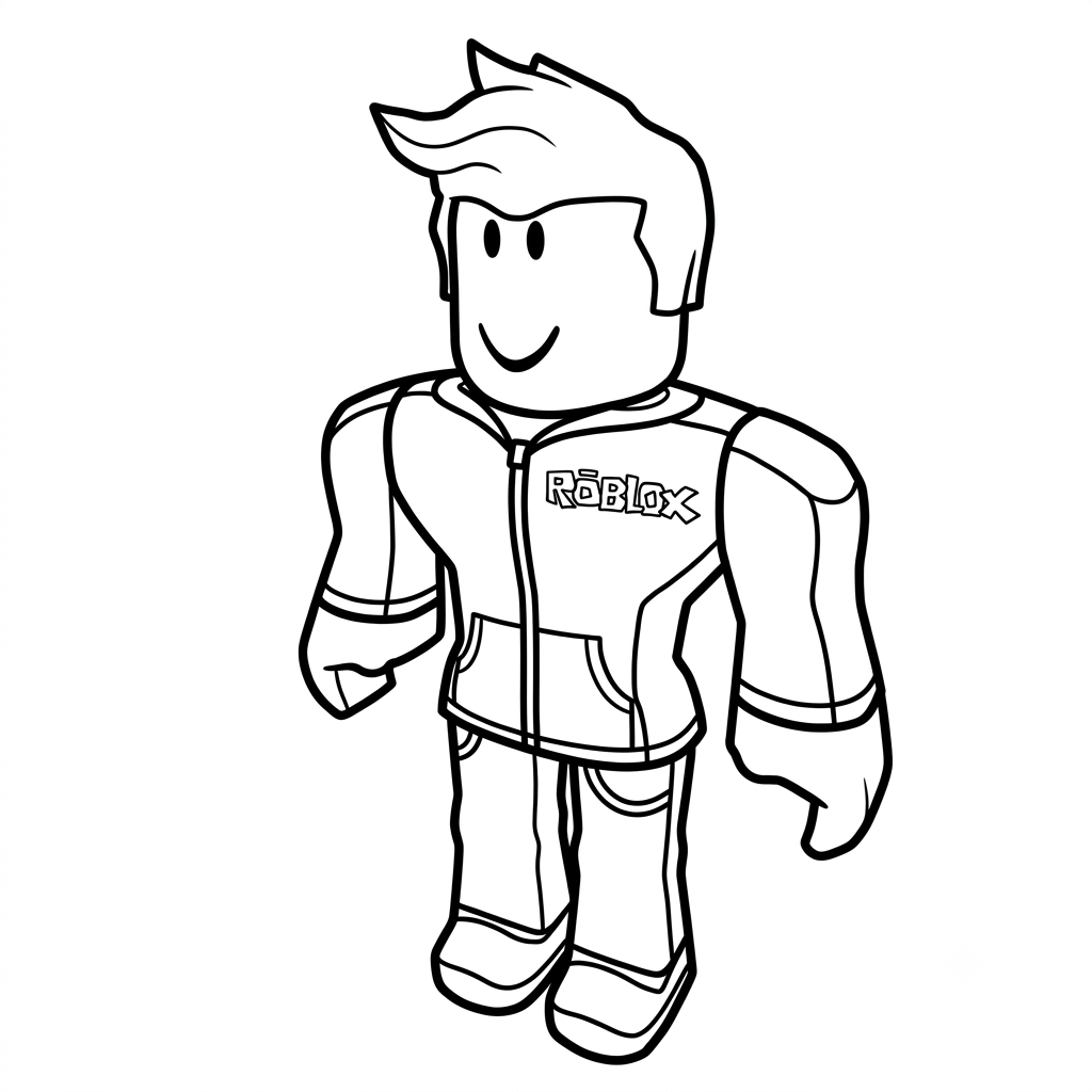 Guest Roblox para colorear