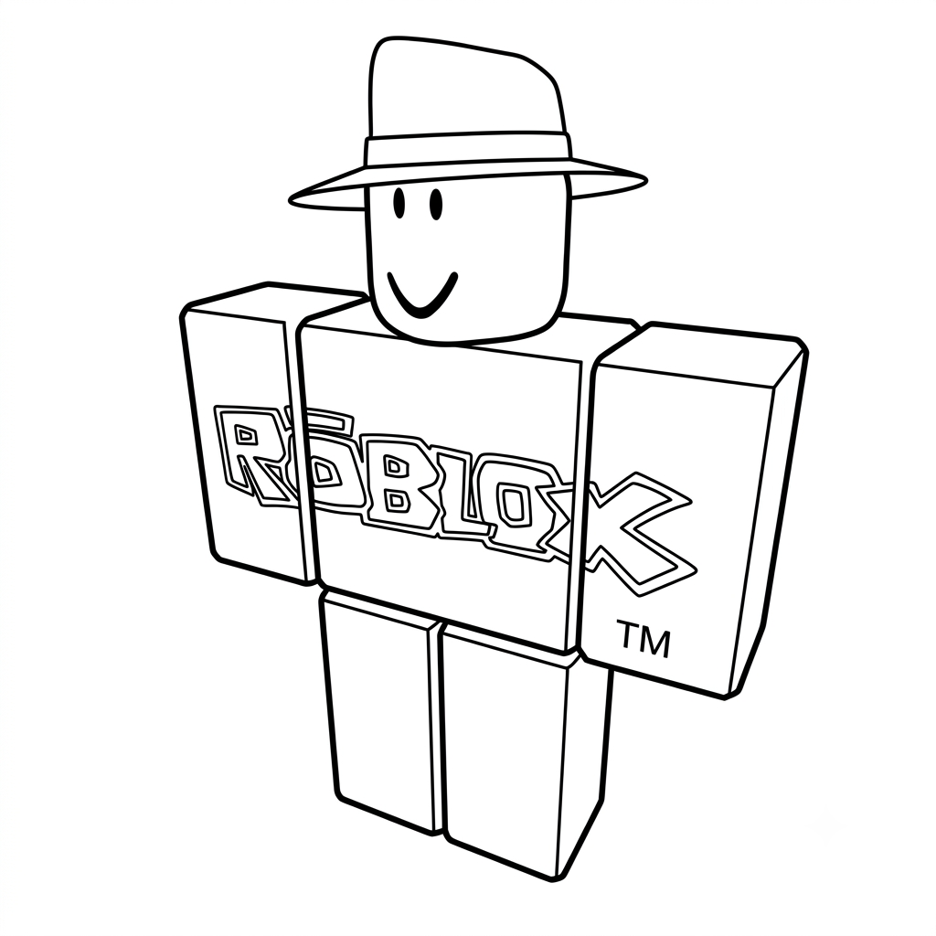 Guest Roblox adornos para colorear