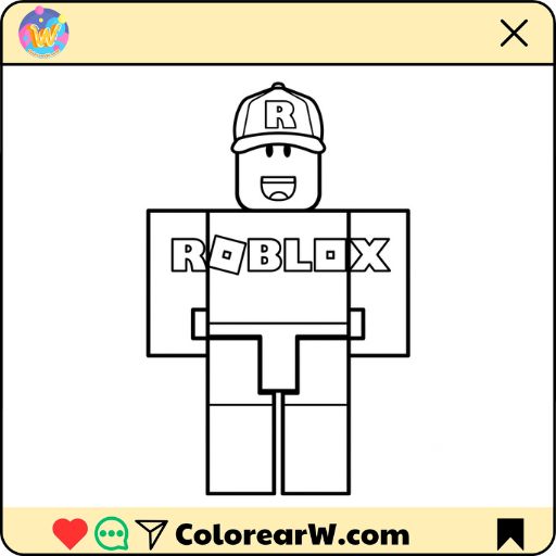 Guest Roblox para colorear thumbnail