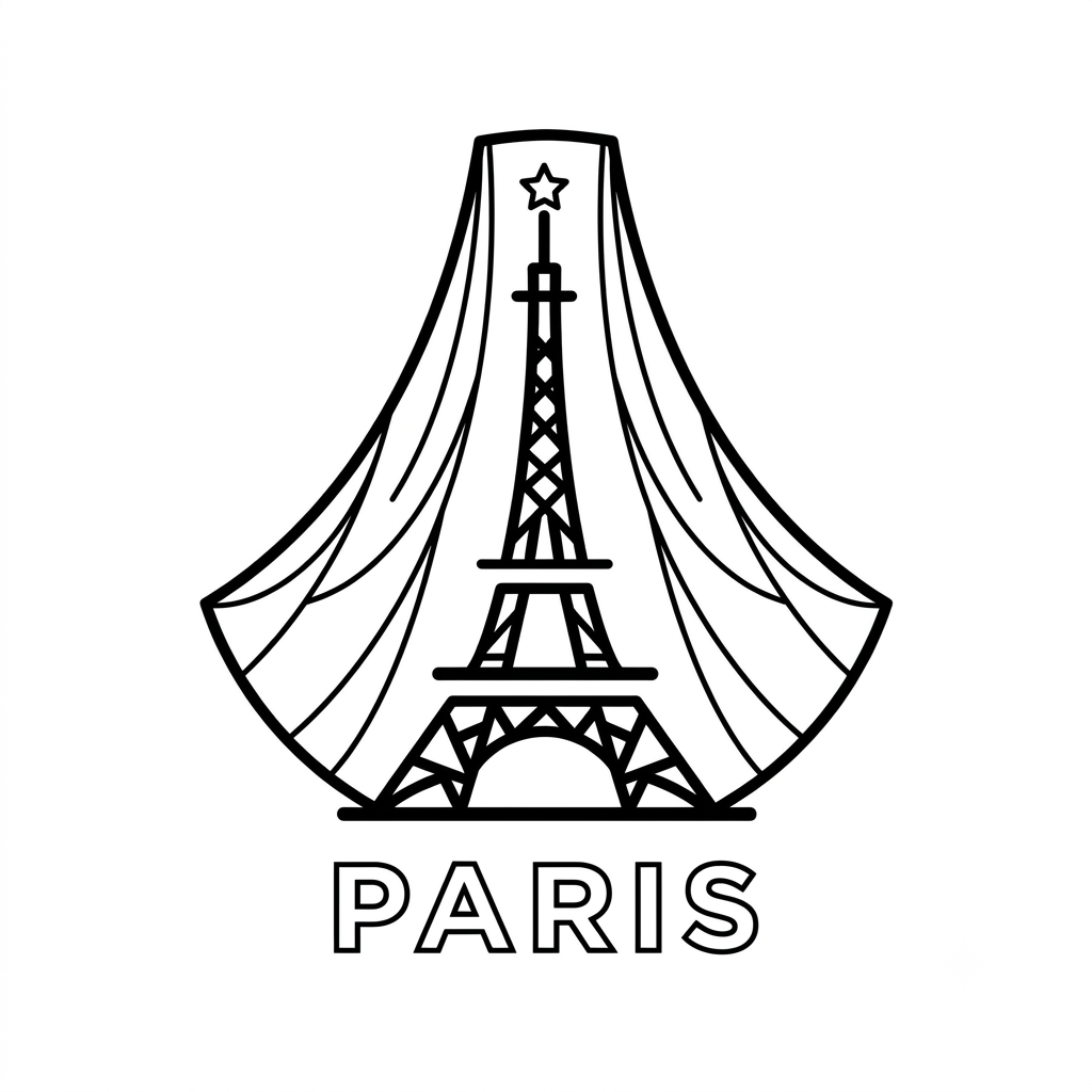 páginas para colorear Logo Francia imprimibles gratis