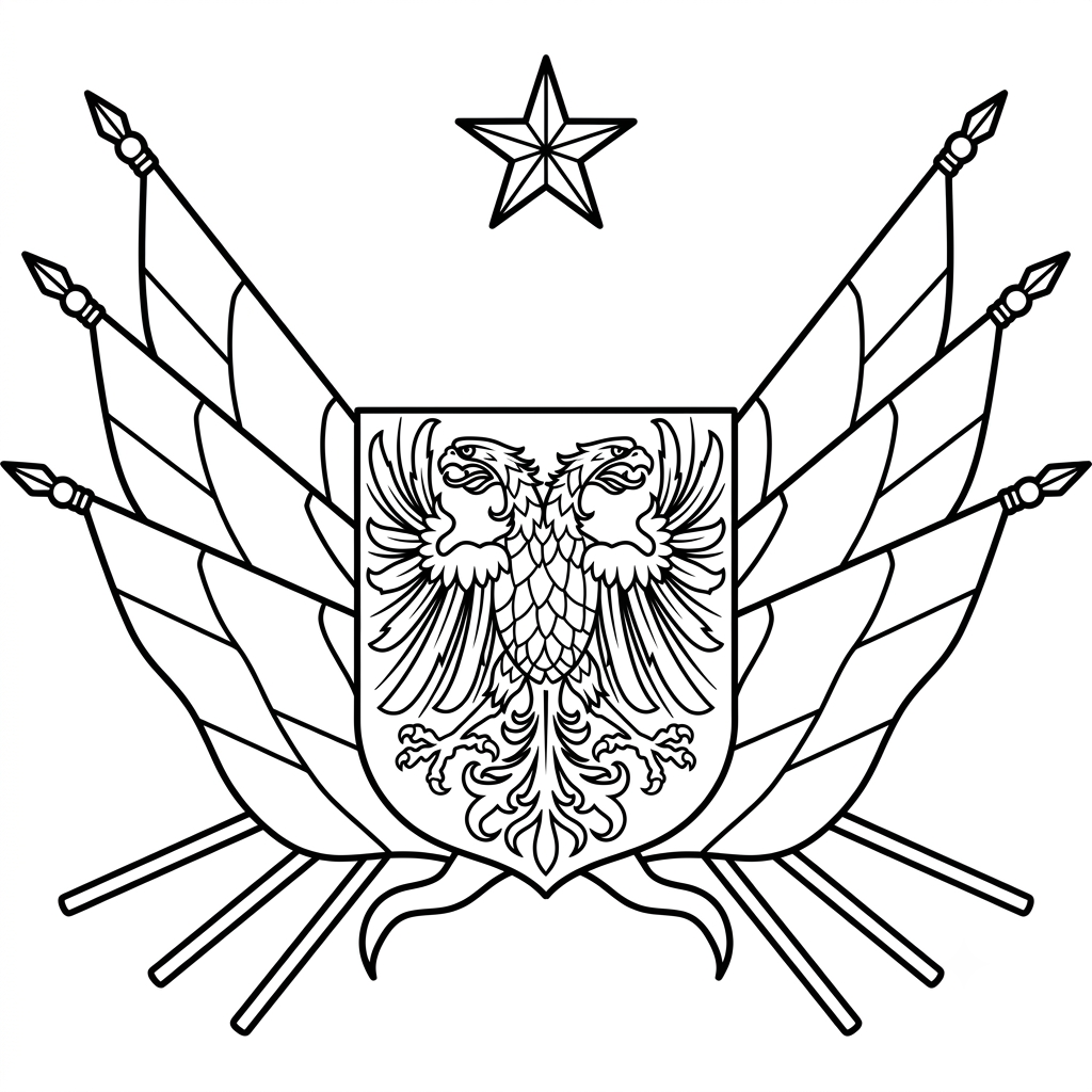 páginas para colorear detalladas de Logotipo Alemania