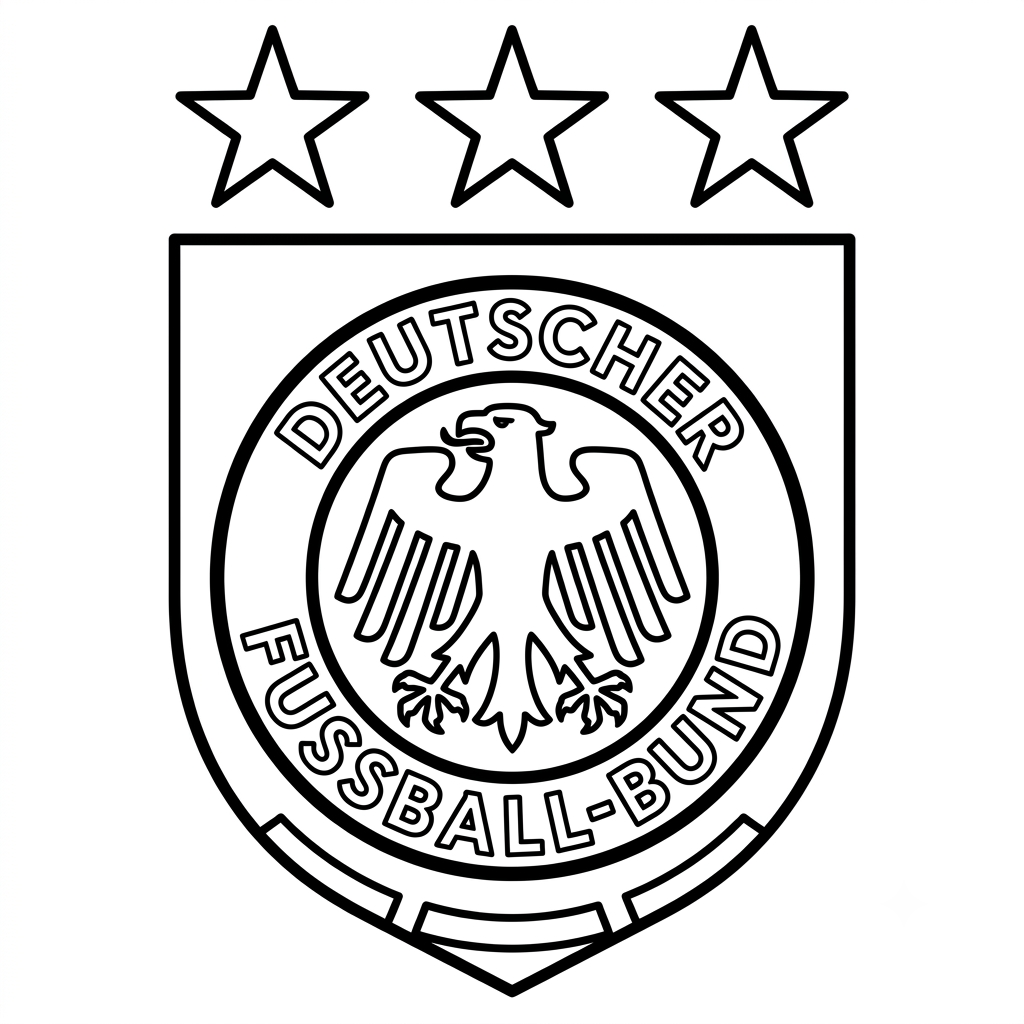 Logotipo Alemania páginas para colorear para adultos 2