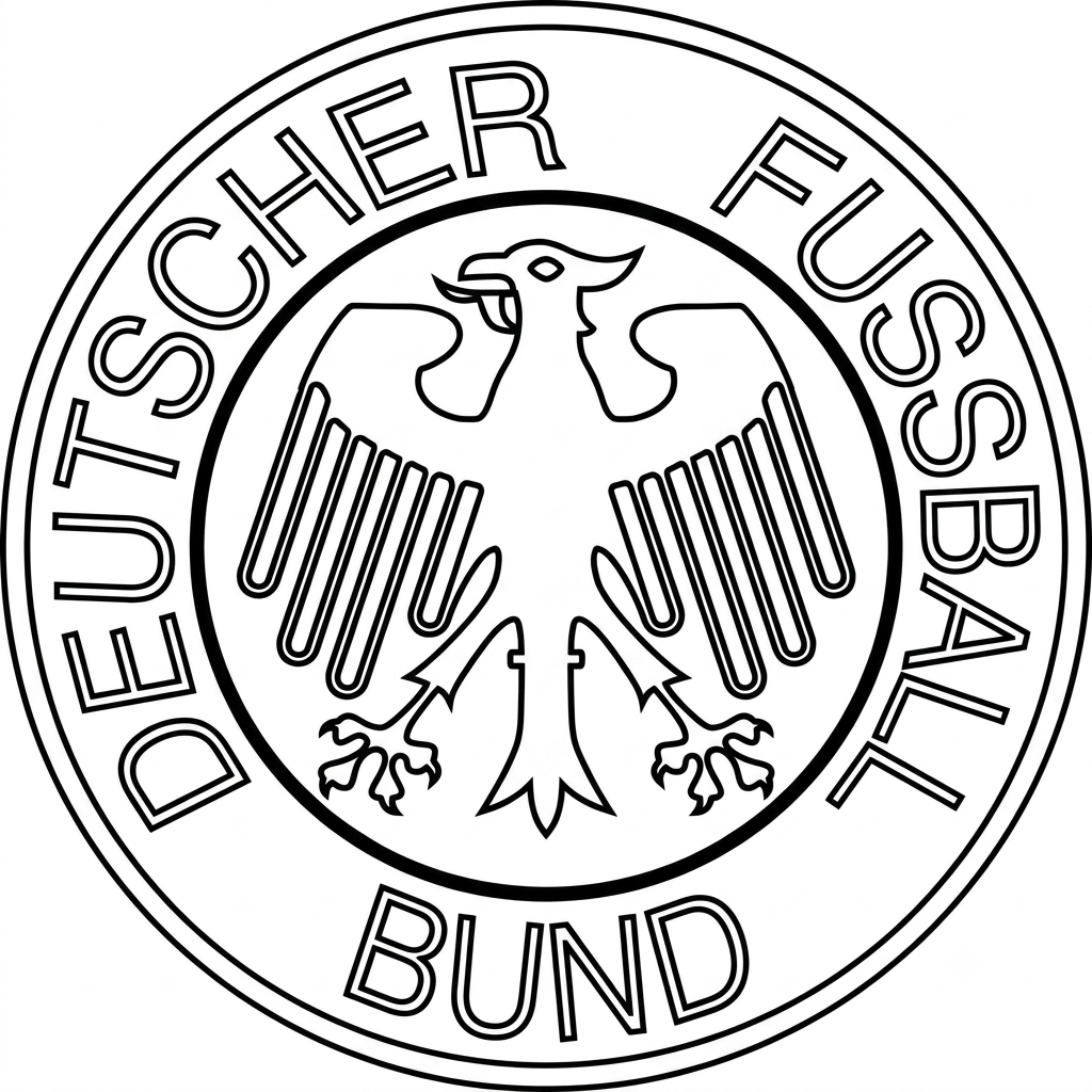 Logotipo Alemania páginas para colorear para adultos 1
