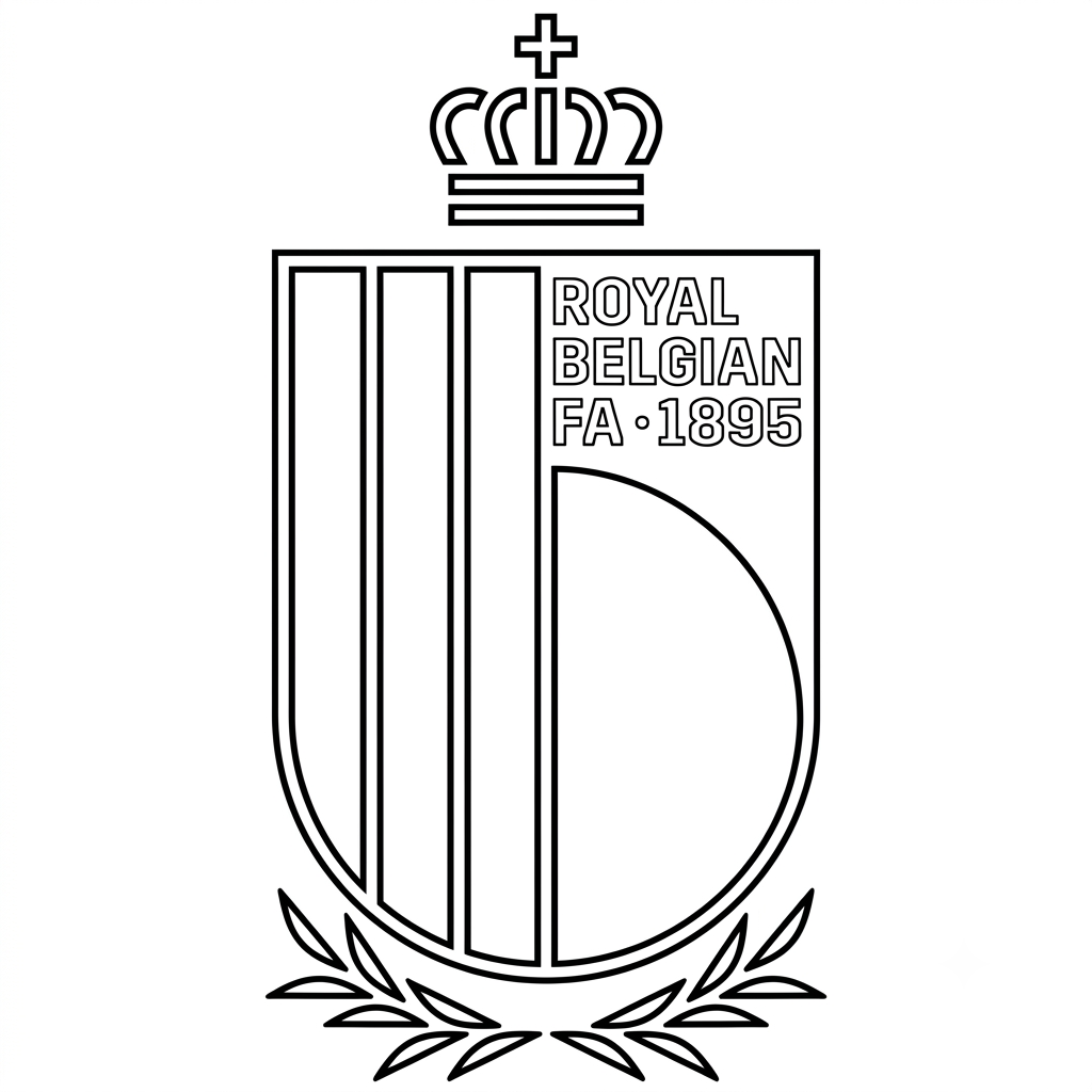 Logotipo Bélgica 12 Logotipo Bélgica páginas para colorear de adornos 1