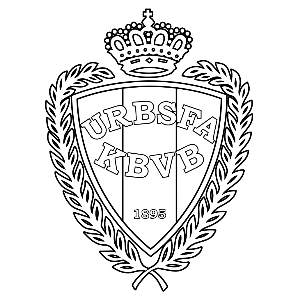 Logotipo Bélgica 10 páginas para colorear imprimibles Logotipo Bélgica