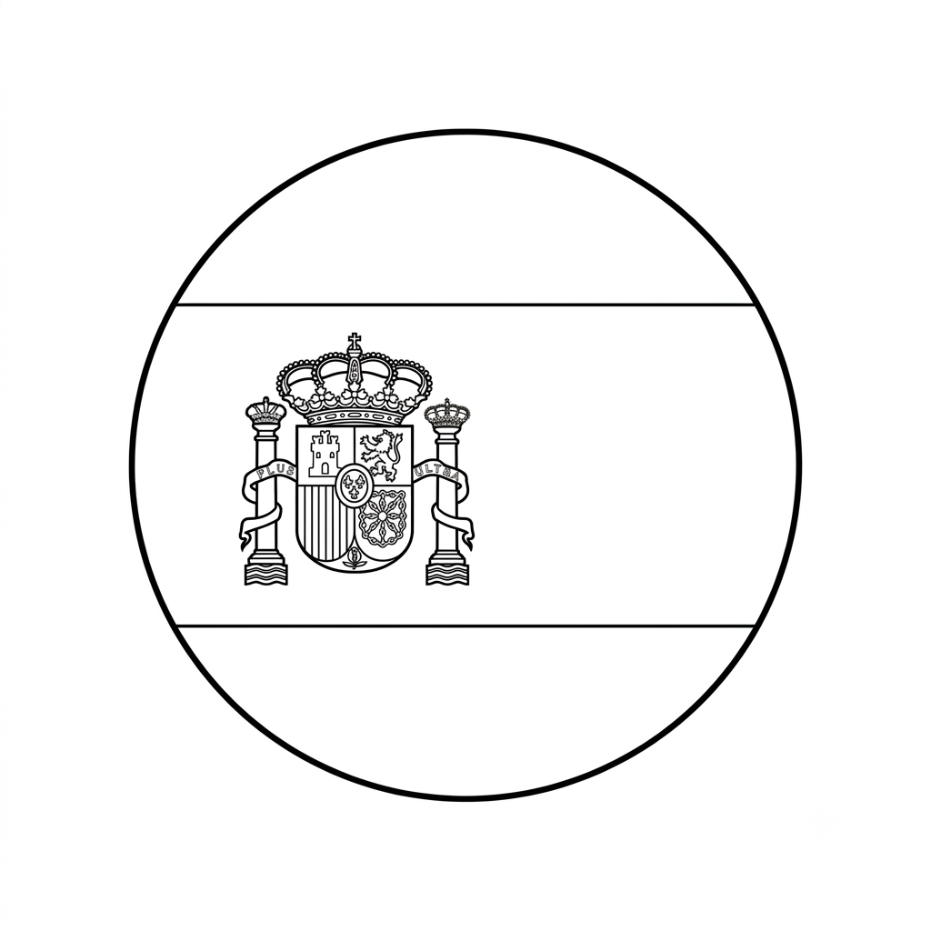 páginas para colorear para Logotipo España