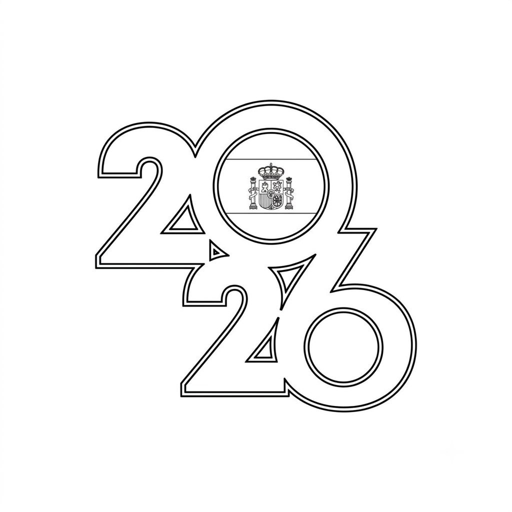 Logotipo España páginas para colorear para adultos pdf