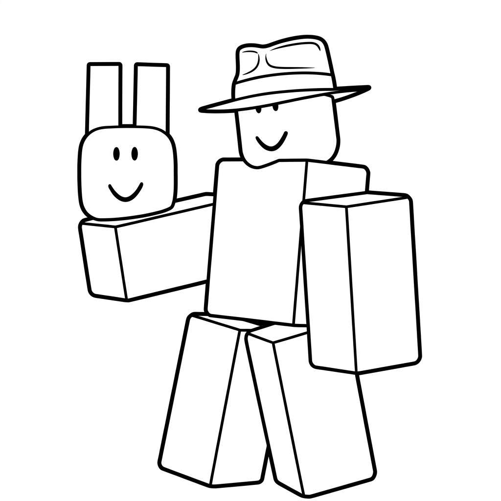 Mafioso Roblox 15 Mafioso Roblox páginas para colorear de adornos