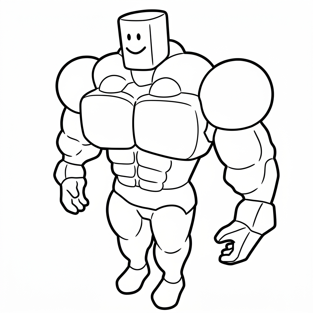 divertidas páginas para colorear Noob Roblox
