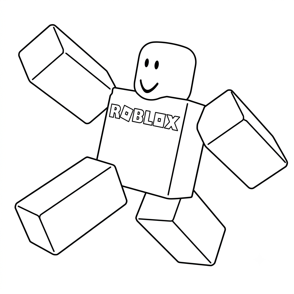 Noob Roblox páginas para colorear para adultos pdf