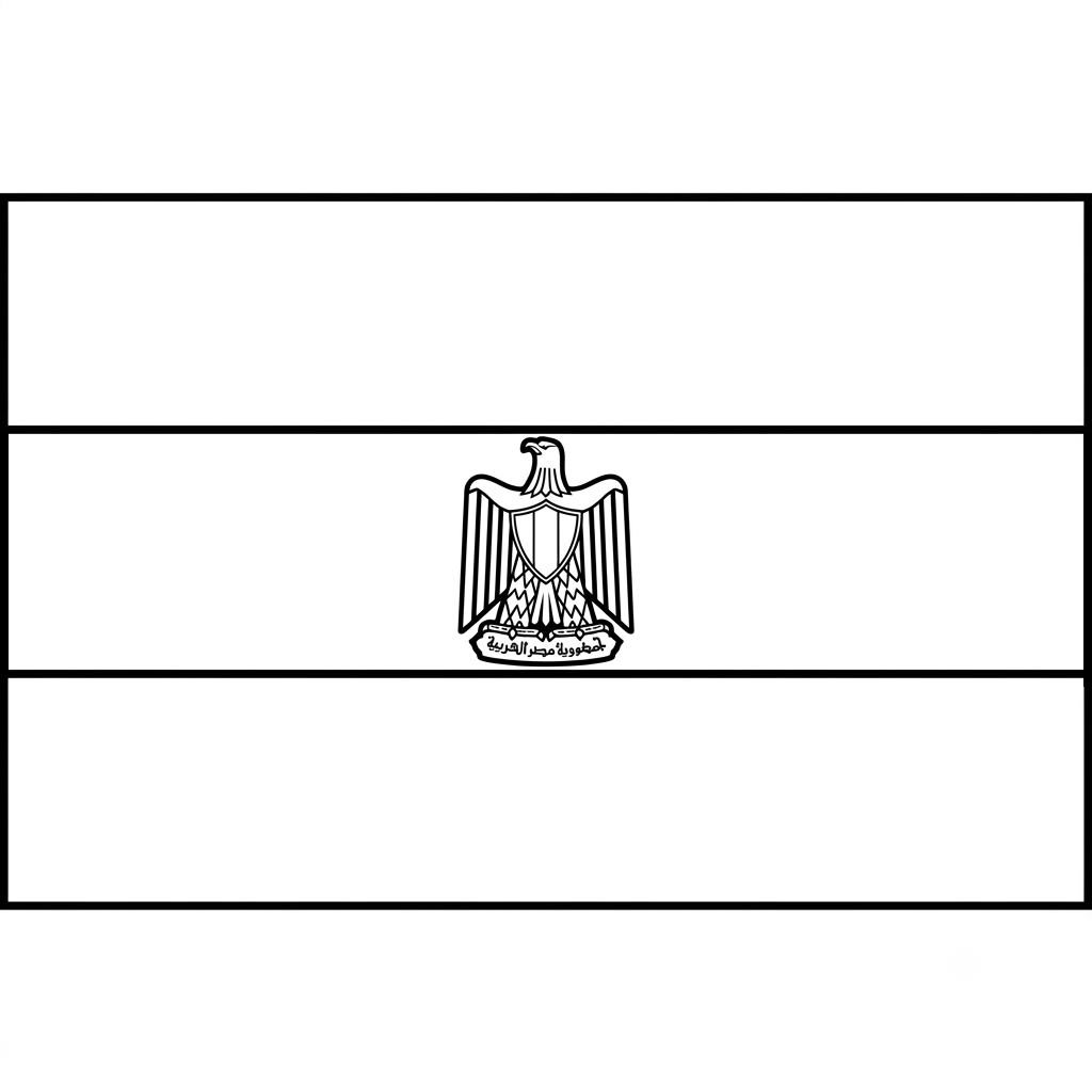 Selección de Egipto Mundial 2026 dibujos para colorear