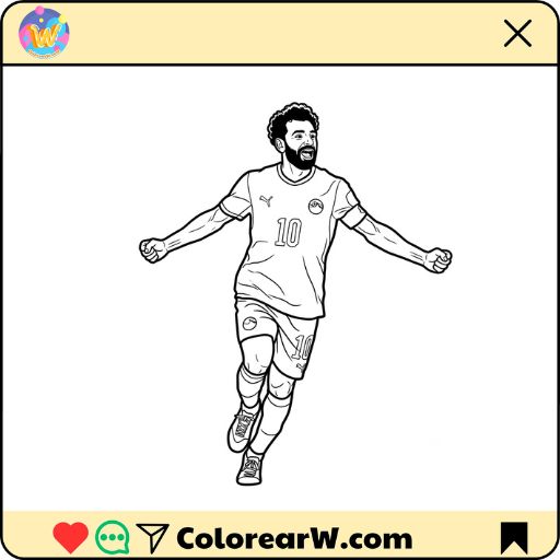 Selección de Egipto Mundial 2026 para colorear thumbnail