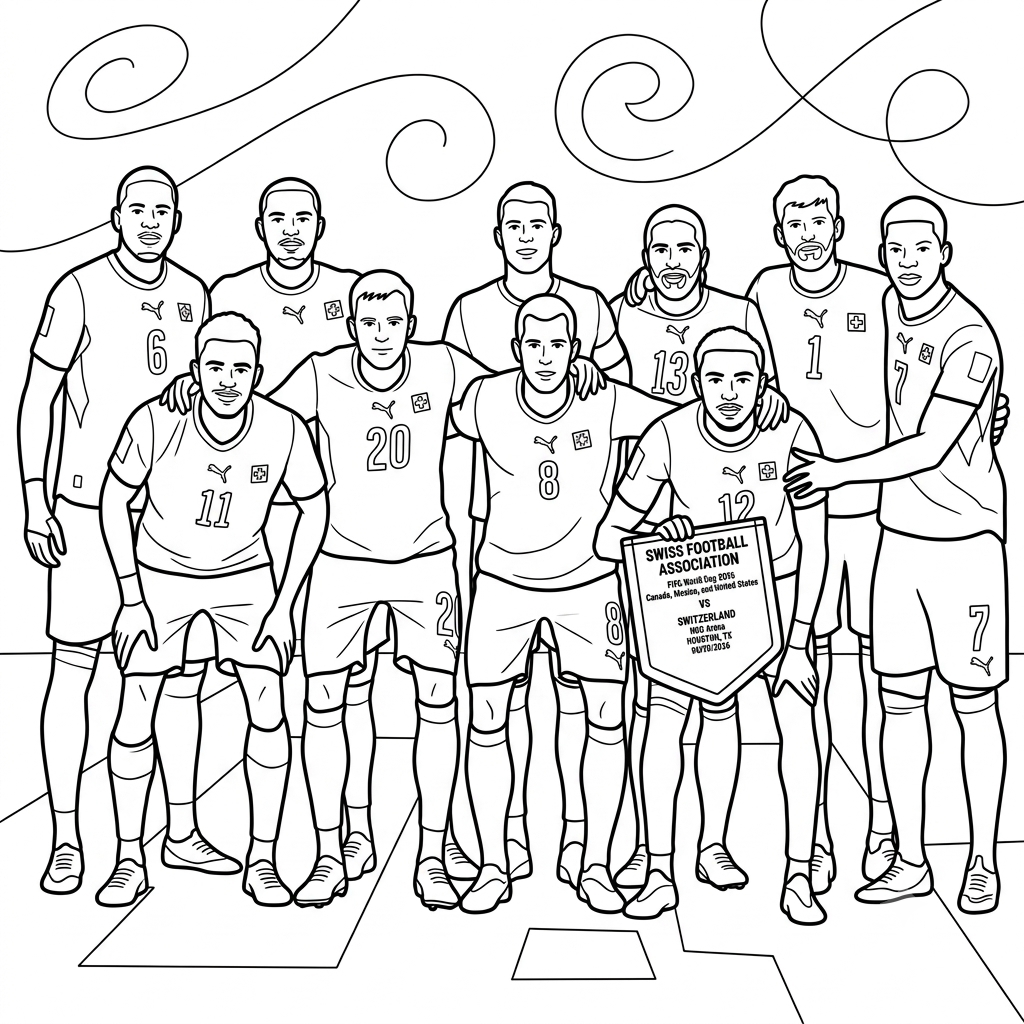dibujos para colorear grinch Selección de Suiza Mundial 2026